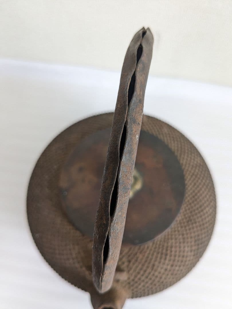 龍文堂 あられ 鉄瓶 ヴィンテージ