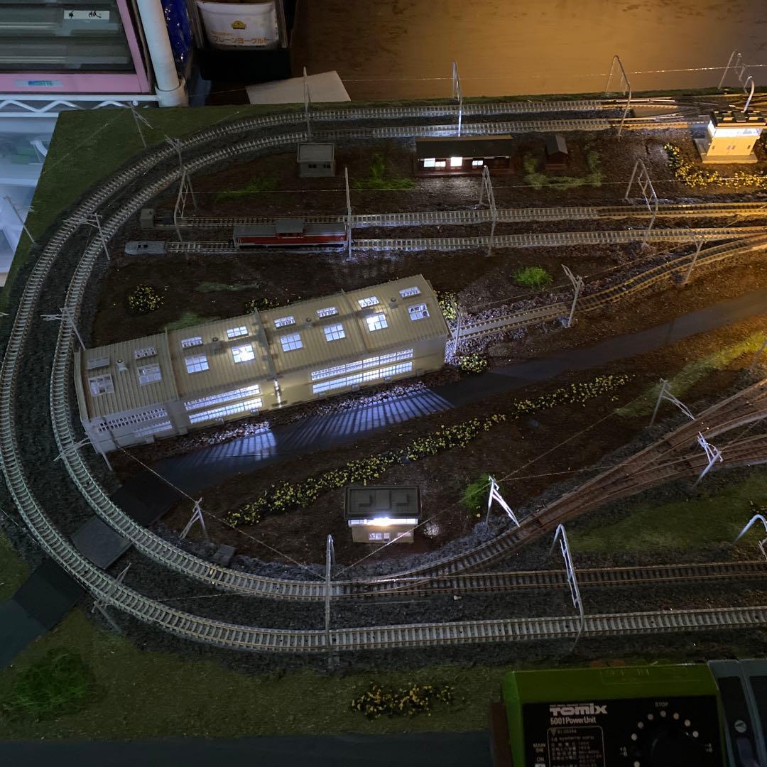 nゲージジオラマ 複線と車両基地と保線区