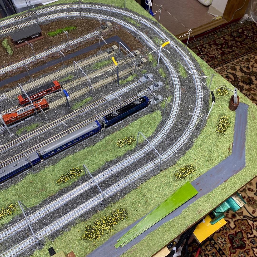 nゲージジオラマ 複線と車両基地と保線区
