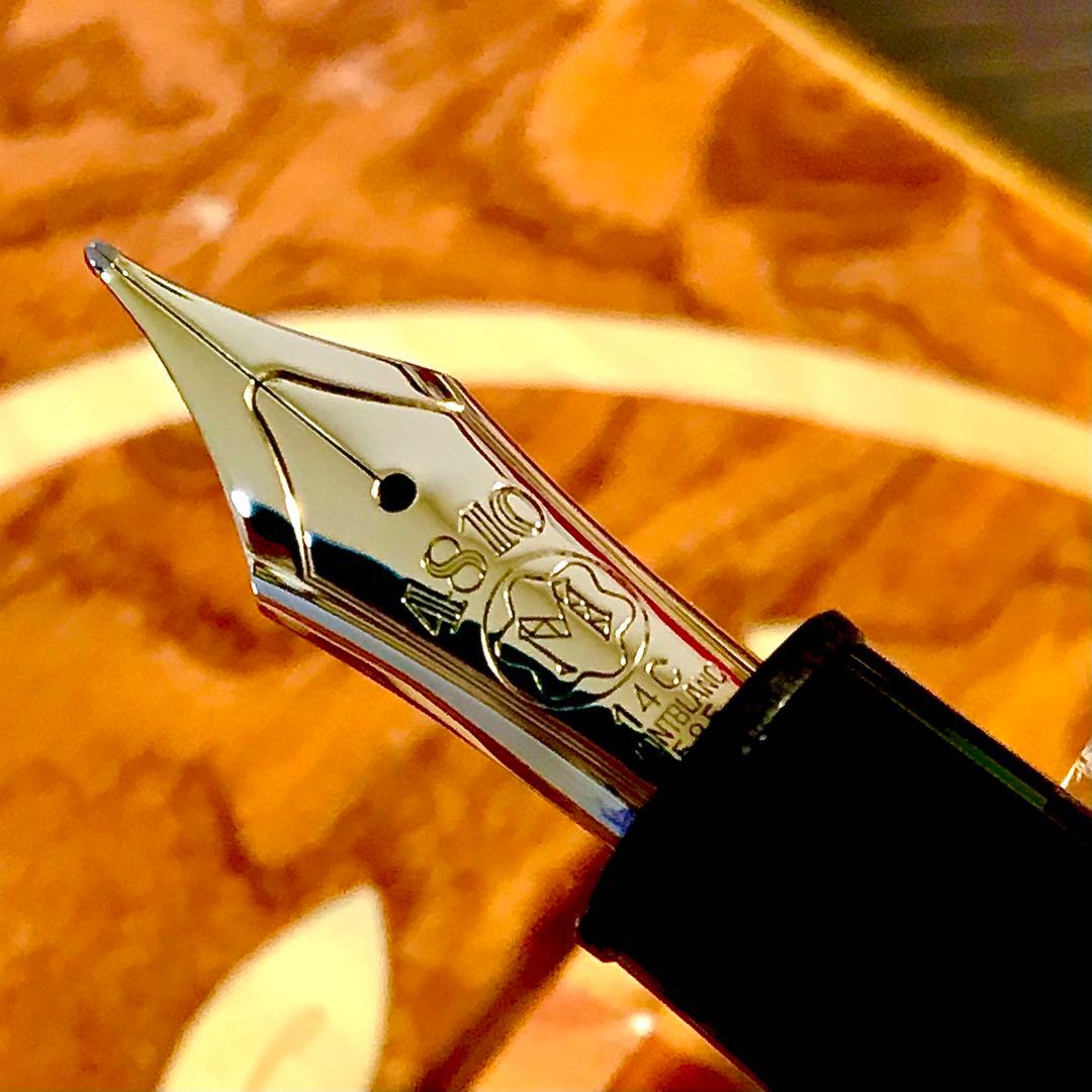 ☆極上の14C☆美しいモンブラン万年筆マイスターシュテック146(M)全金ペン