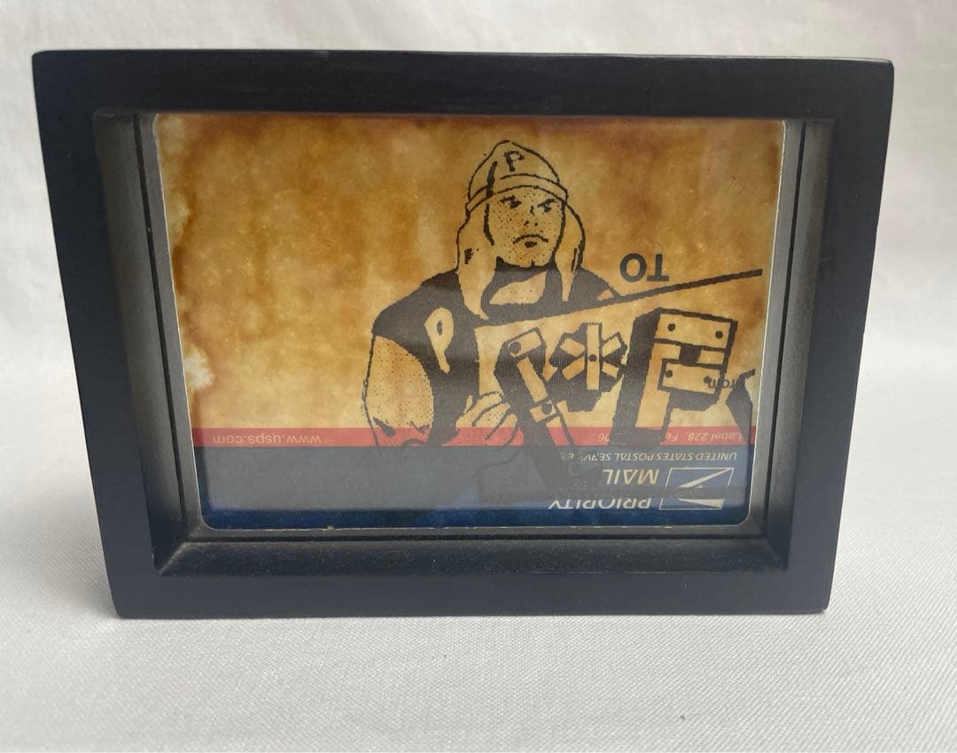 PUTS USPS Priority Mail シルクスクリーン作品 2点