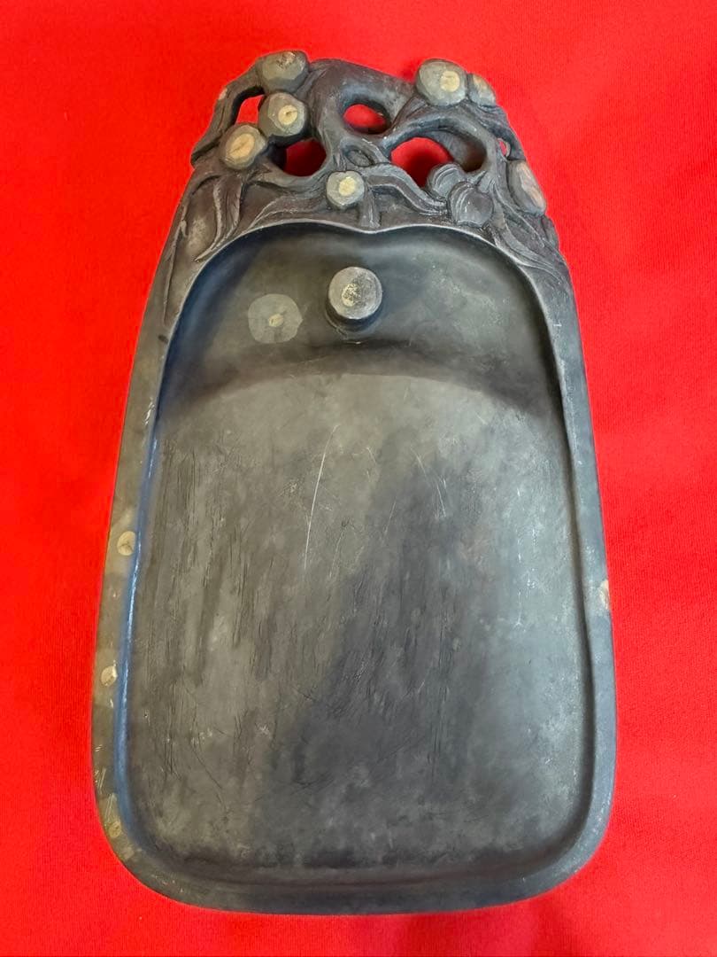 書道具 ★☆ 硯 古硯 端渓硯 すずり 中国美術 書道 端溪 雲龍紋硯 端溪硯