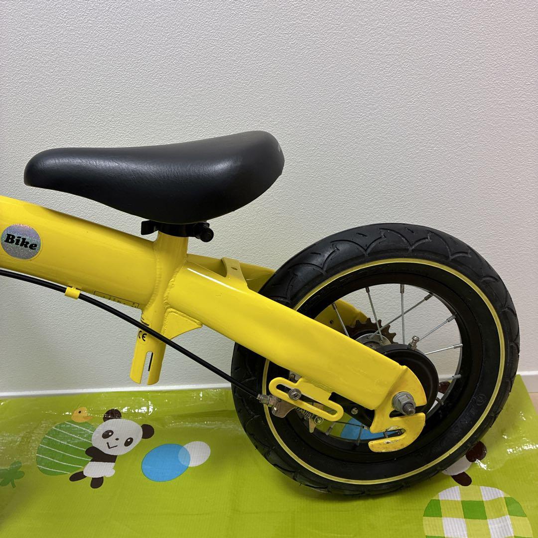 へんしんバイク　イエロー 幼児用自転車　【チェーンペダル類未使用】 ストライダー