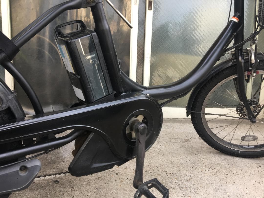 地域限定送料無料　パスバビー　子供乗せ　12,3AH　黒　神戸市　電動自転車