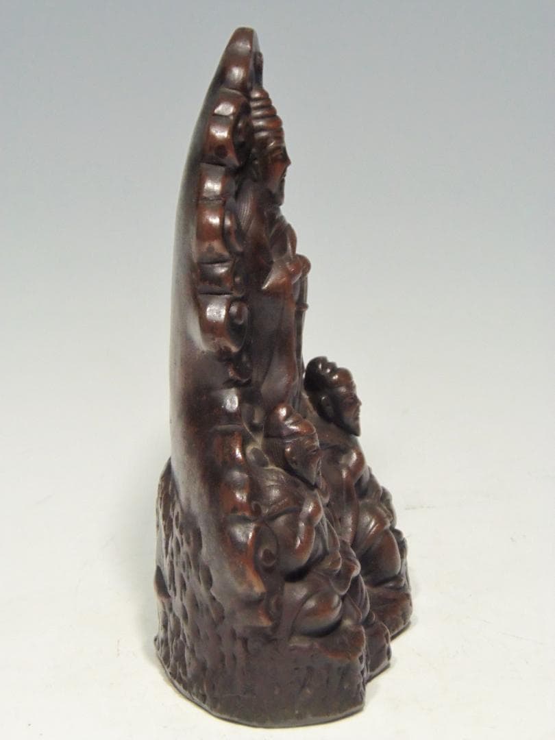 出羽三山像 置物 古備前 骨董品 備前焼 レア古備前・レア備前焼