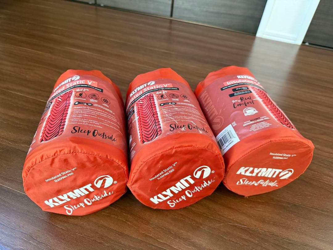 【3つセット】KLYMIT Insulated Static V オレンジ