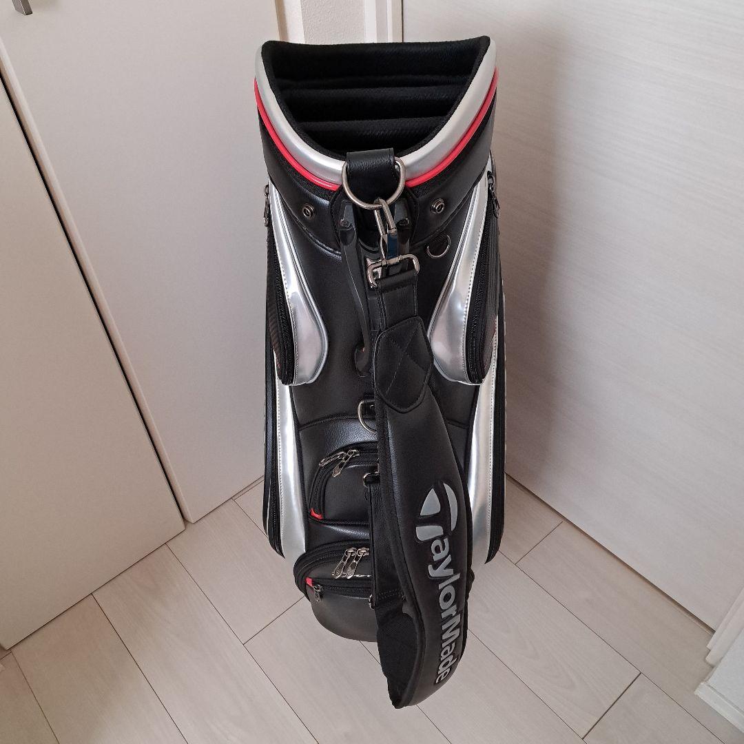 テーラーメイド ゴルフキャディバッグ 黒/赤