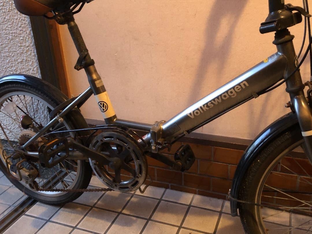 発送不可 【尼崎近辺】 フォルクスワーゲン 折りたたみ自転車 タイヤ小径