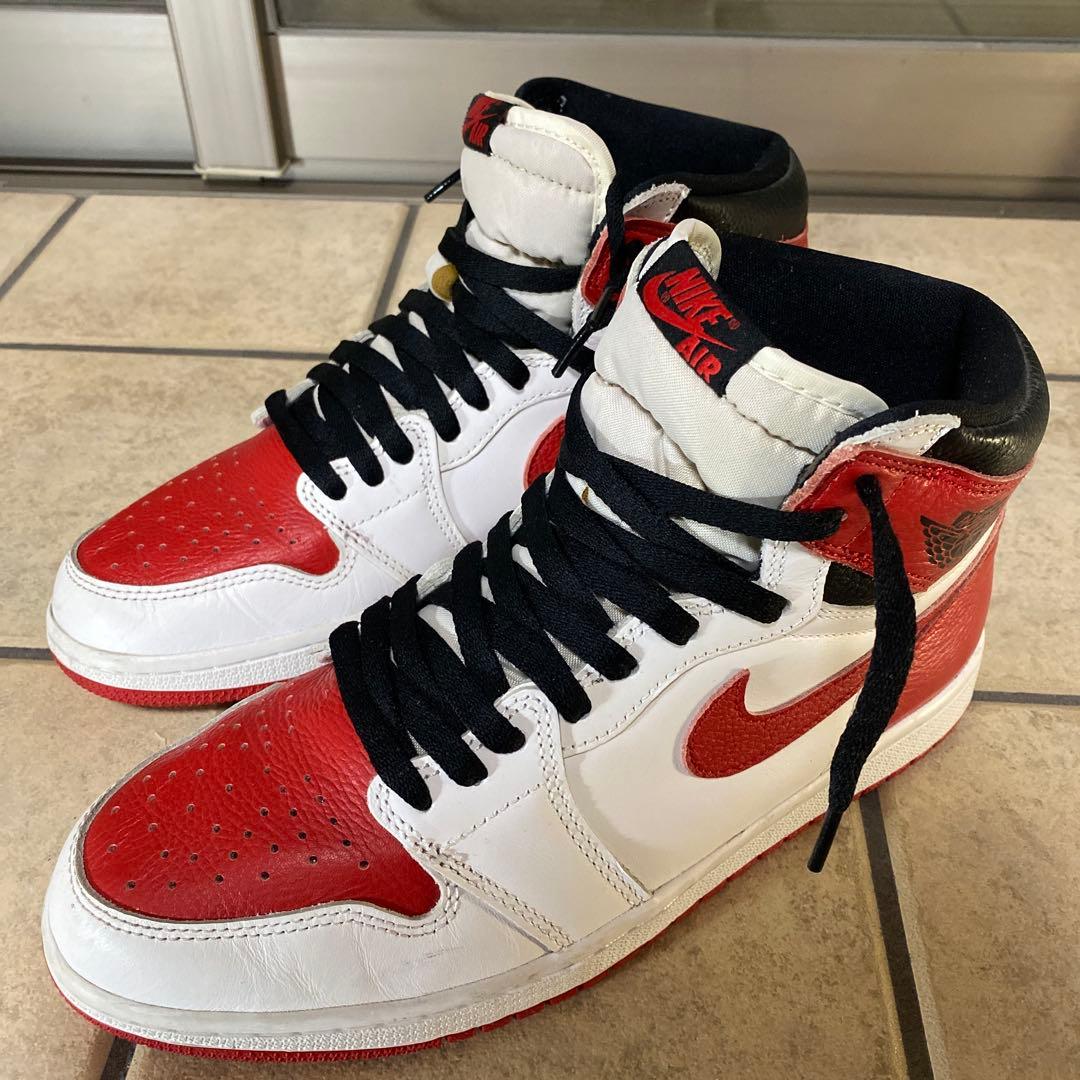 シューズ(男性用) NIKE AIR JORDAN 1 RETRO HIGH OG HERITAGE