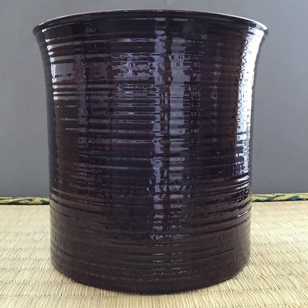 茶道具　竹節　棒ノ先建水　張貫師　村瀬玄之作　葆光斎書付　共箱　S125KS