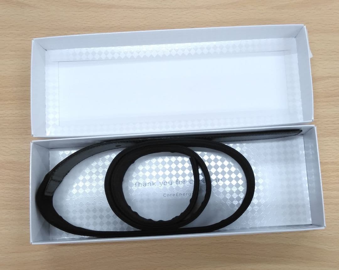 新品　機能性ベルト　コアエナジー　ビジネス・カジュアル用ブラック【お値引き不可】