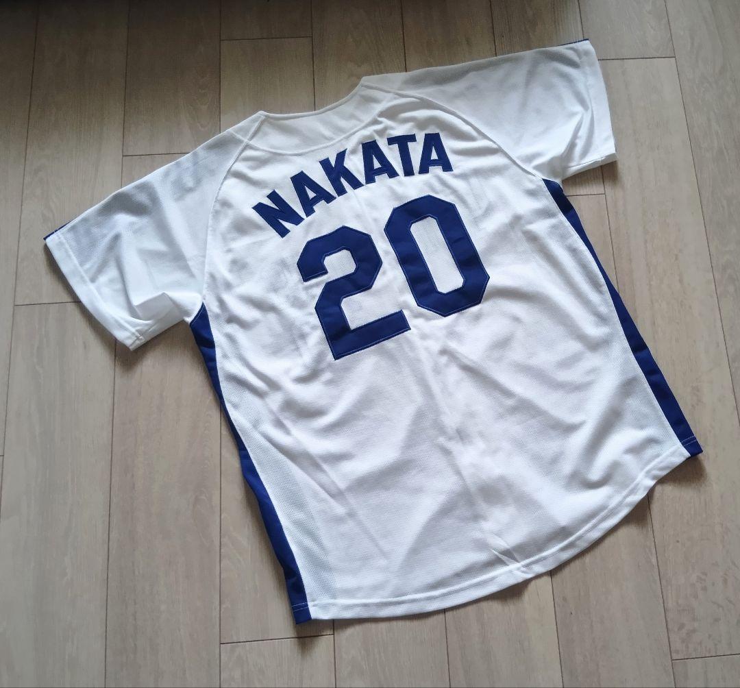 【当時物】中日　ドラゴンズ　中田　ホーム　ユニフォーム　ミズノ　M-L