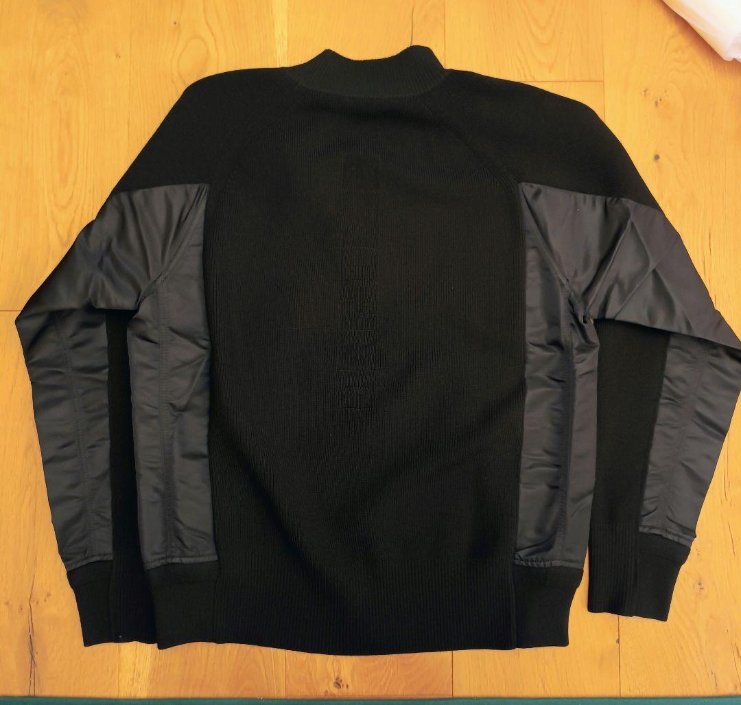 【新品】BRIEFING GOLF ニットブルゾン ブラック Ｍ