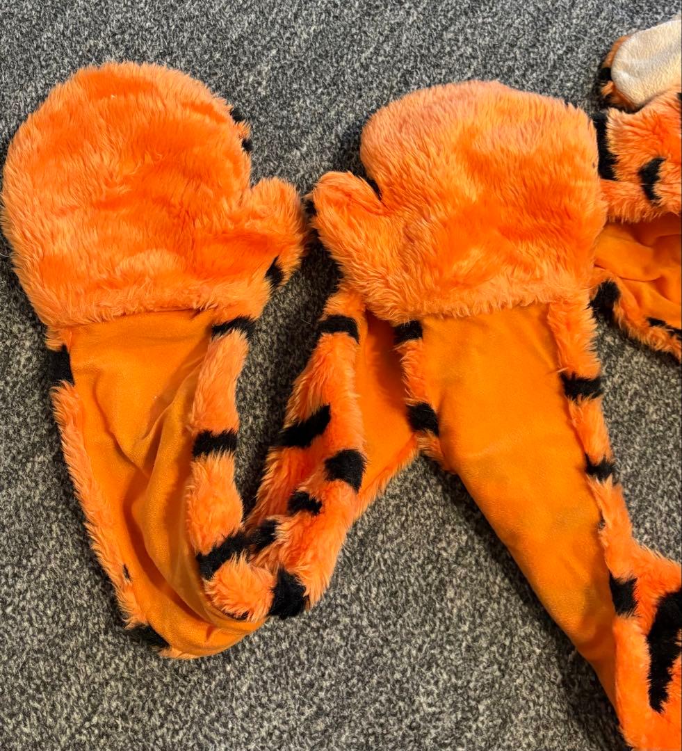 ディズニー　ティガー　ファンキャップ　マフラー しっぽ付き　レア