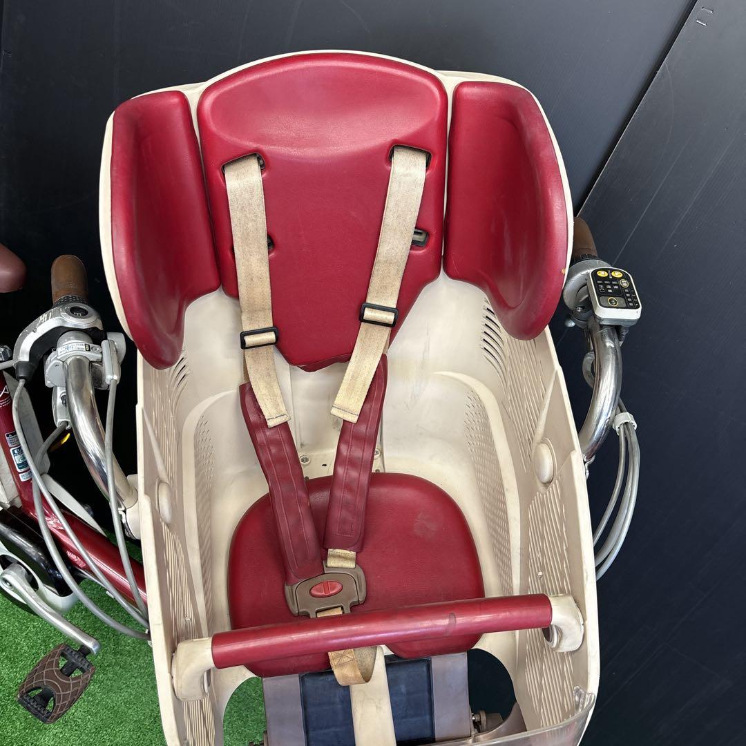 もささうるす様　電動自転車 BS Angelino レッド 3人乗り対応　12★