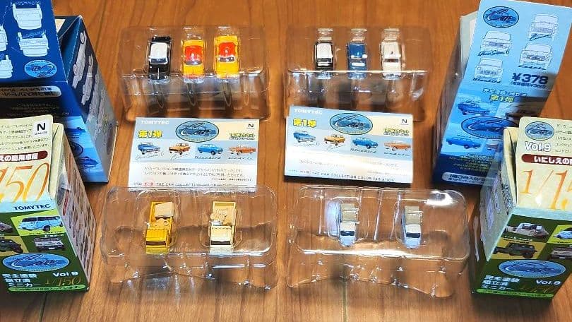 【箱・説明書付】トミーテック カーコレクション31台セット Nゲージ 1/150