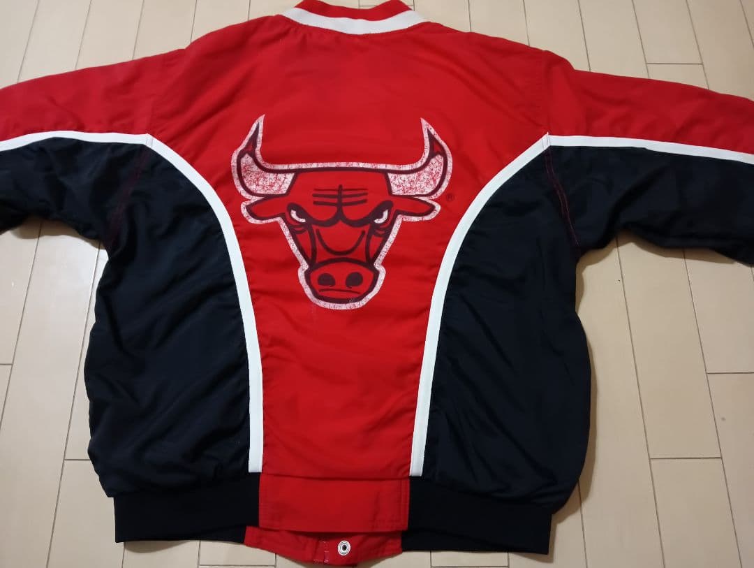 NBA シカゴ ブルズ チャンピオン ナイロン ジャケット ウォームアップ
