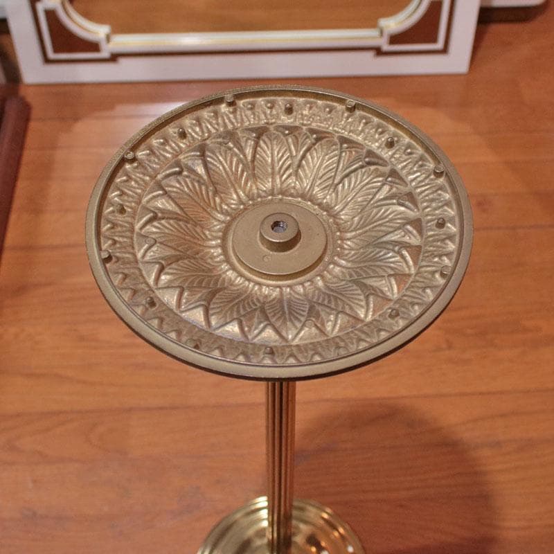 ゴールド 喫煙台 アッシュトレイ 灰皿 高さ69cm 222-1208