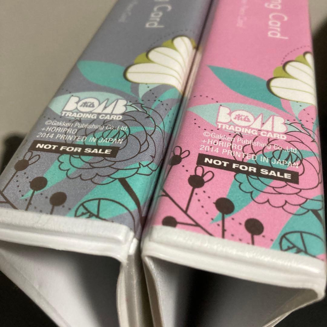 足立梨花 トレカ 専用バインダー(非売品) 2個セット おまけカード4枚つき