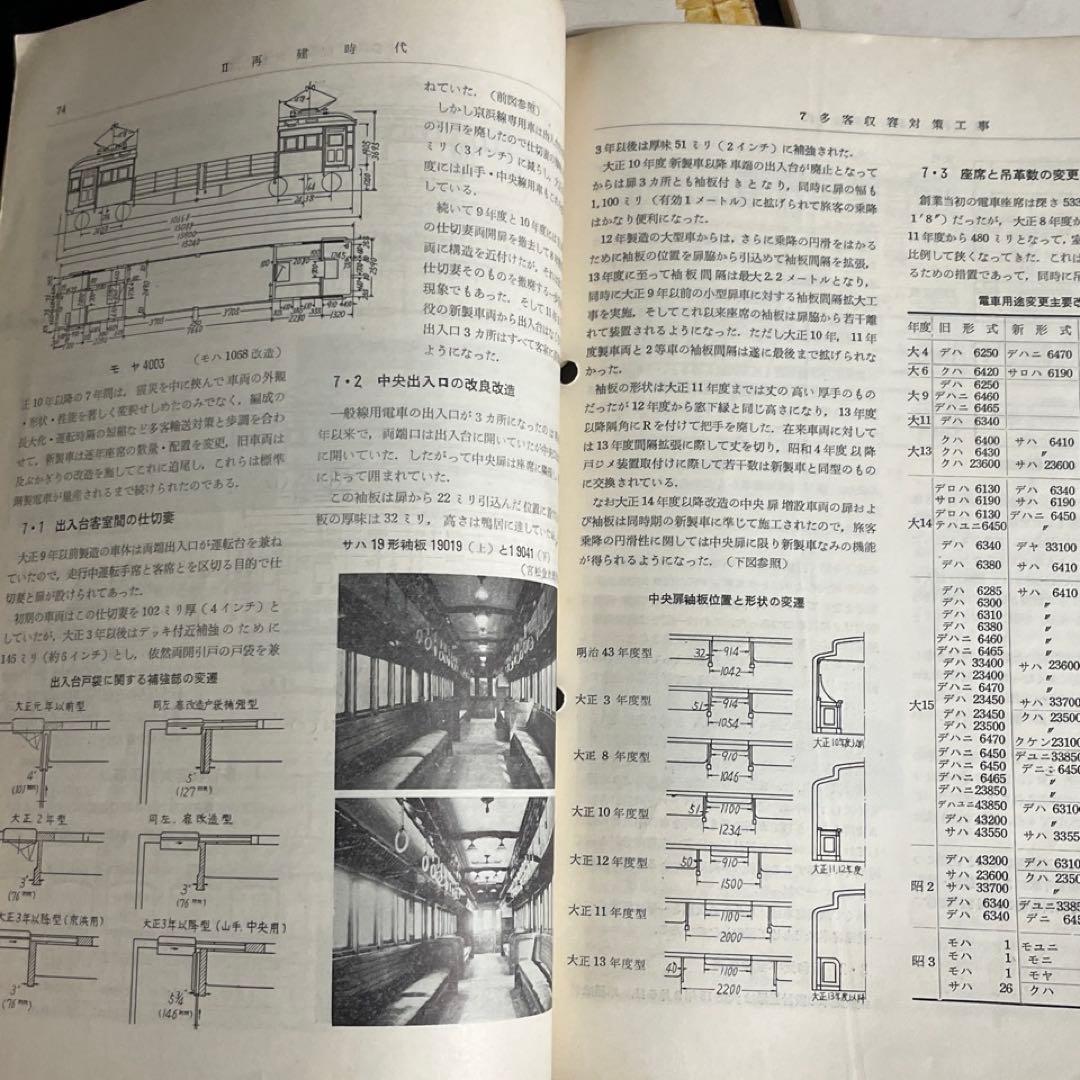 【鉄道ピクトリアル別冊】国鉄電車発達史 I・II・III・IV 4冊セット