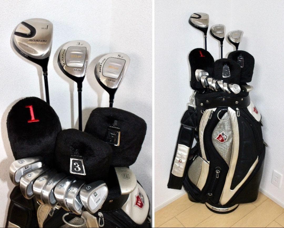 ウィルソン AVIATOR等 ゴルフクラブ フルセット❗️