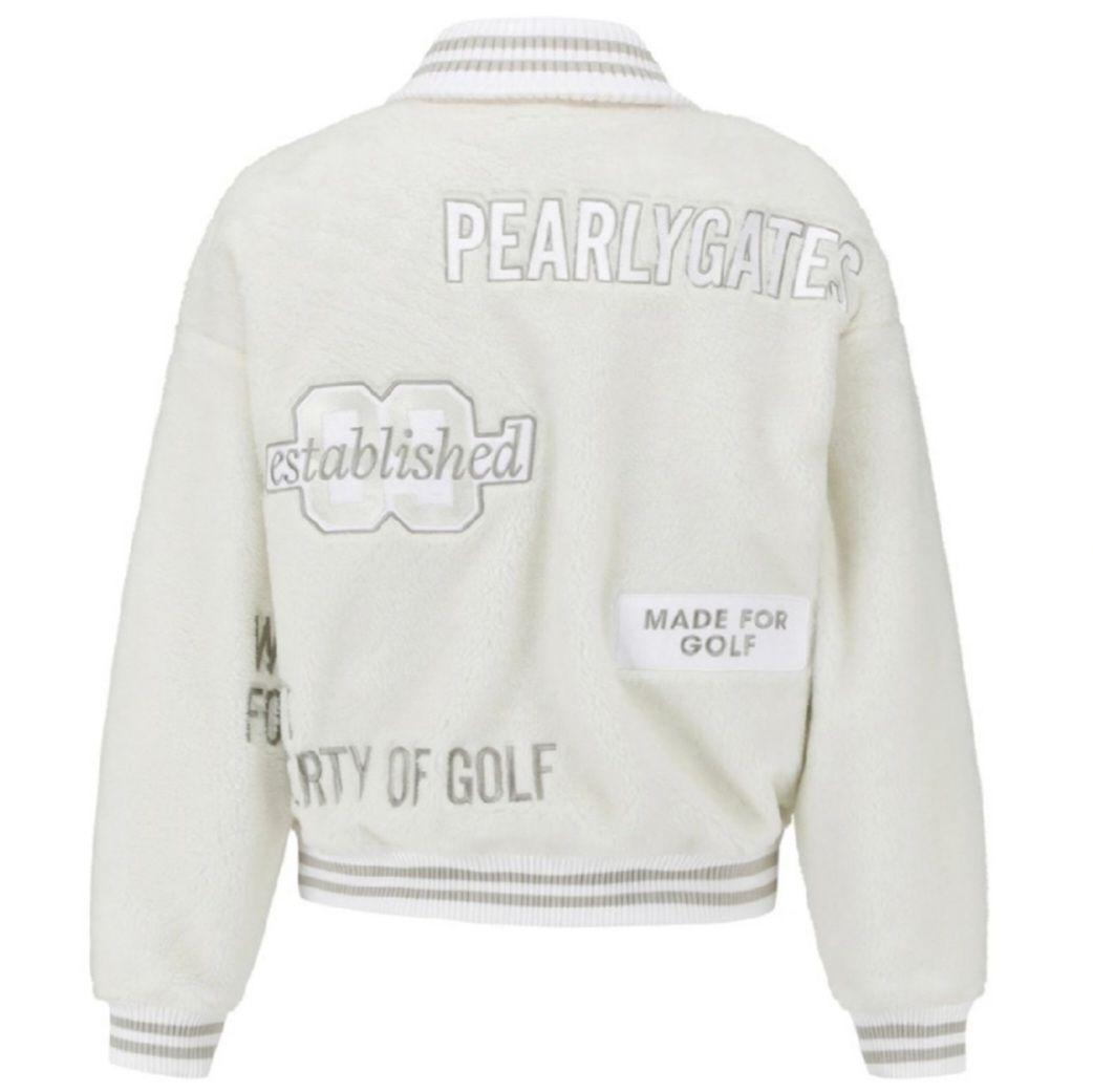 【PEARLY GATES/パーリーゲイツ】カレッジロゴボアジップブルゾン