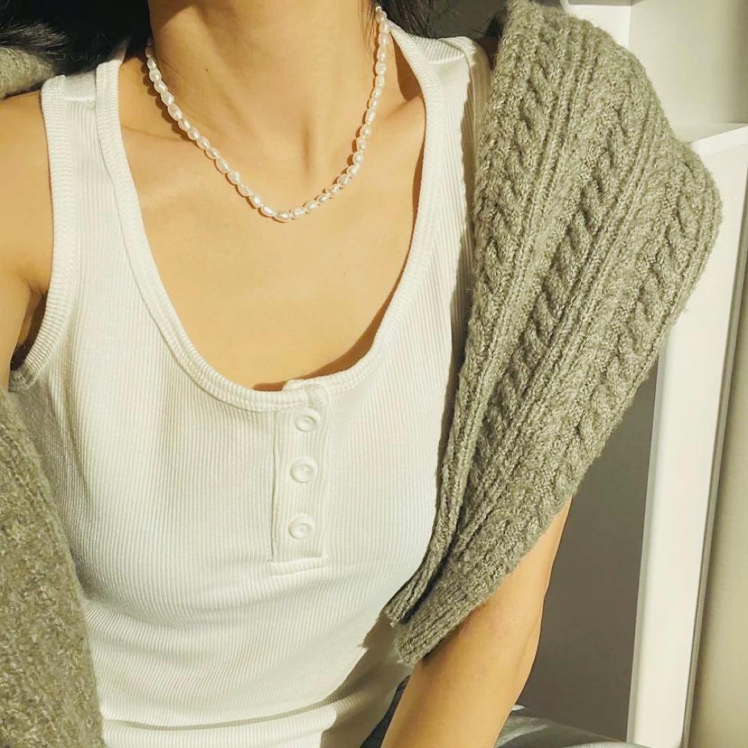 【未使用】BTS テテ 愛用 justLoveR. パールネックレス 1点のみ