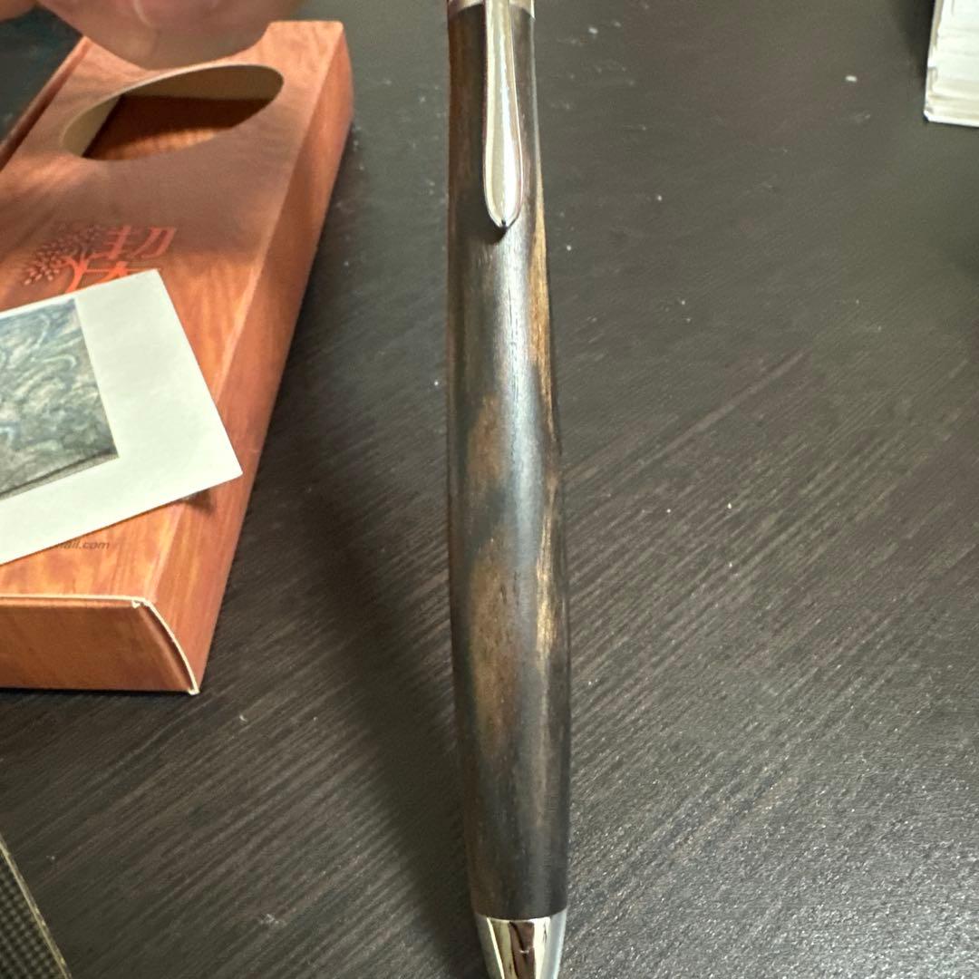 工房楔 黒柿孔雀杢 極上杢 0.5mmシャープペンシル