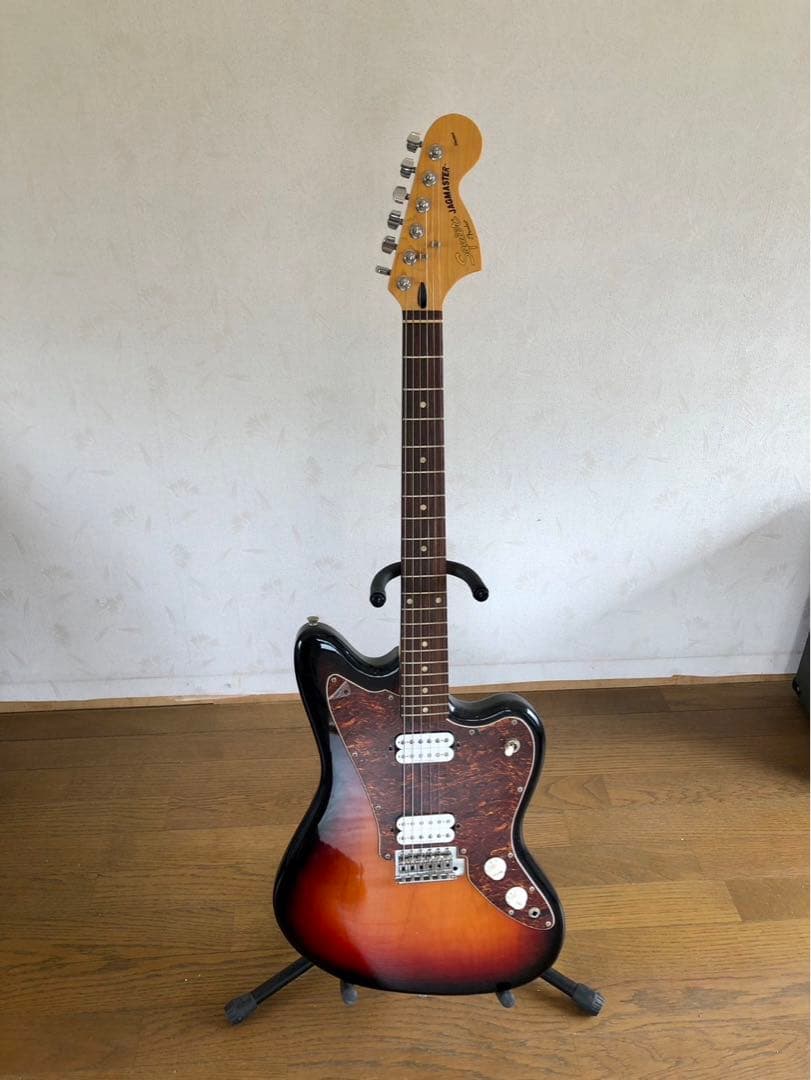 エレキギター サンバースト ギターケース付き