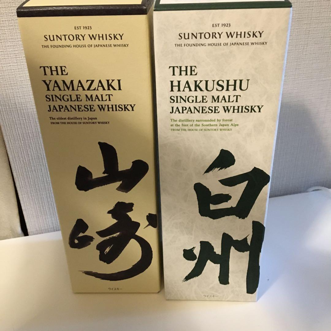 サントリー 山崎 シングルモルト ウイスキー 43度 700ml 山崎　白州