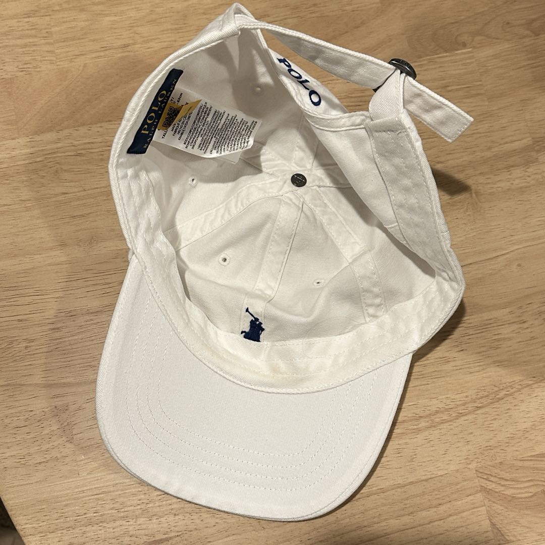 Polo ホワイト　キャップ