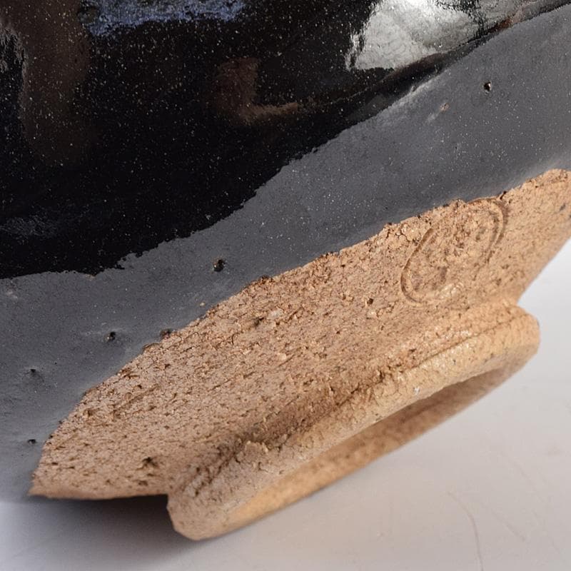 Gojyo　四代楽吉左衛門一入造黒楽茶碗十代楽吉左衛門識箱　M　R8063