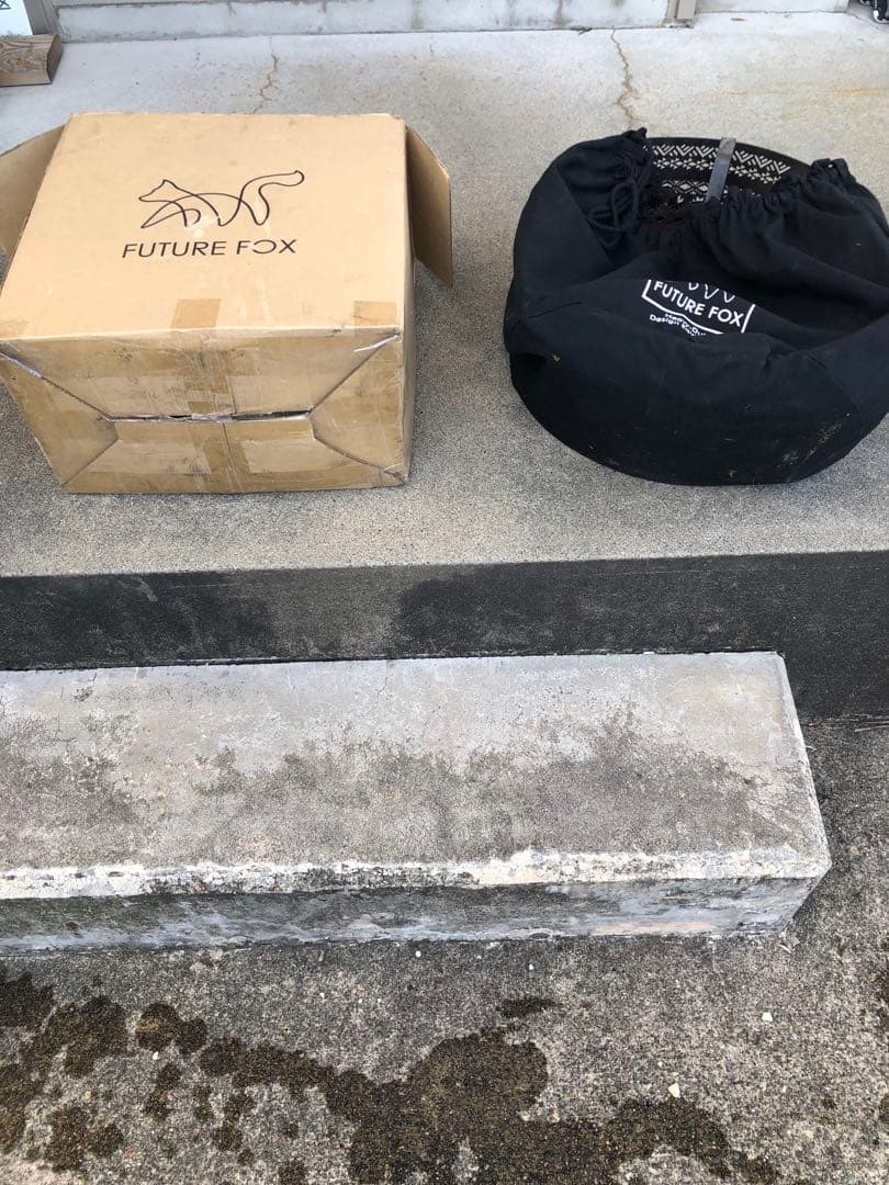 FUTURE FOX NAVAJO 焚き火台　シート　収納袋トングセット