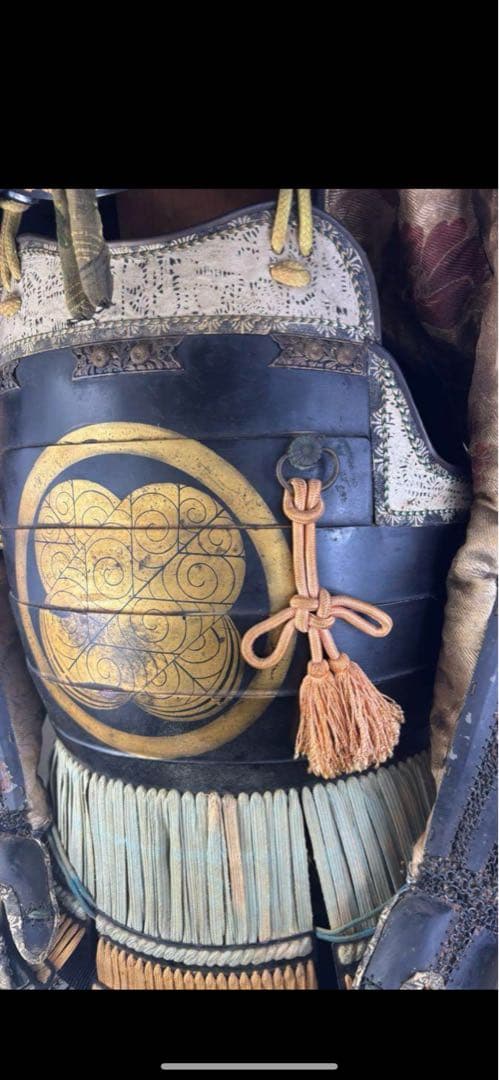 日本の武士の鎧 戦国武将武田信玄 等身大　甲冑展示台付き　みーこ