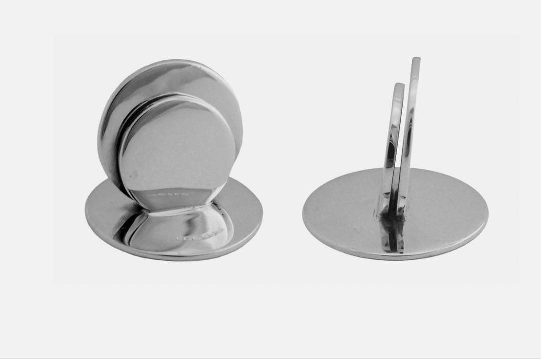 プレーンプレースカードホルダー 925スターリングシルバー 英国ホールマーク入り