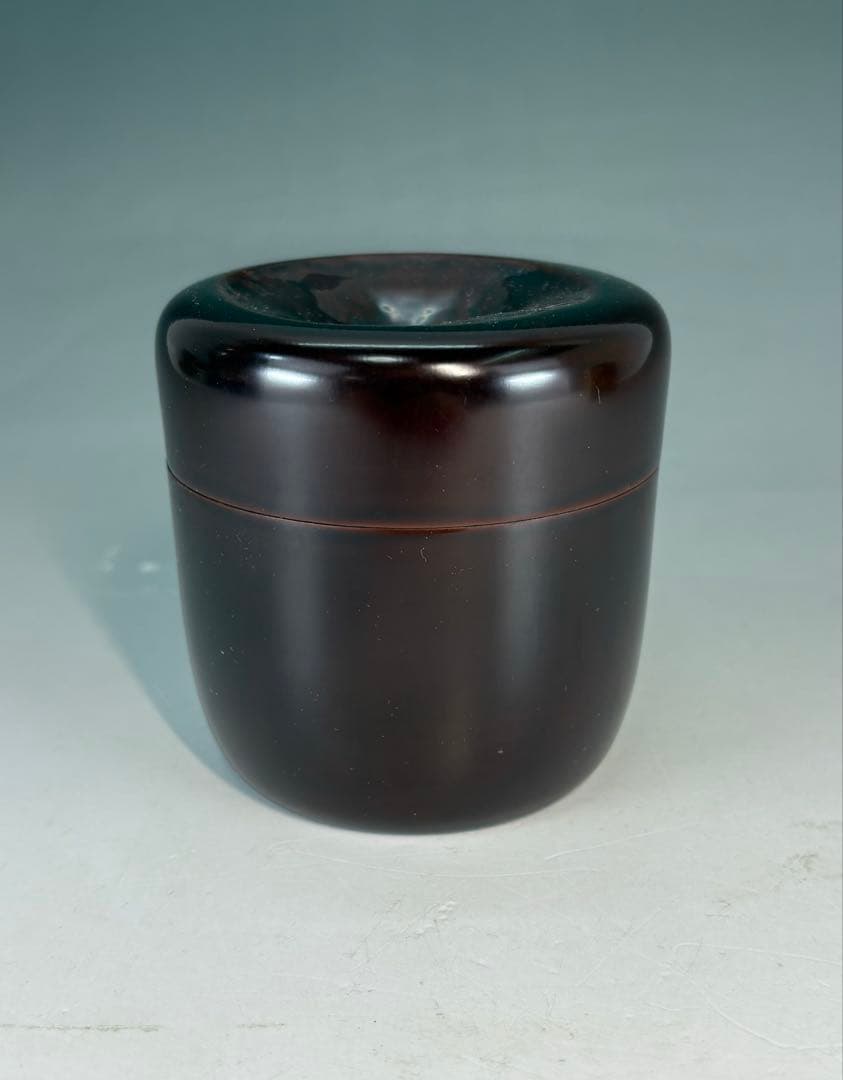 【中古品】平安光入造　嵐山棗（共箱）USED〈税込•送料込〉