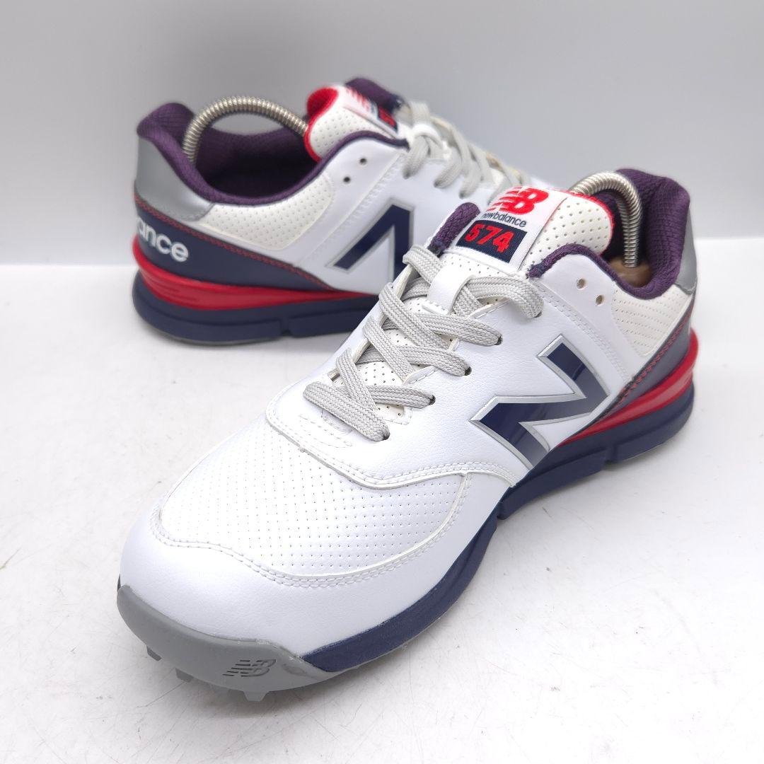 美品 new balance ニューバランス ゴルフシューズ スニーカー