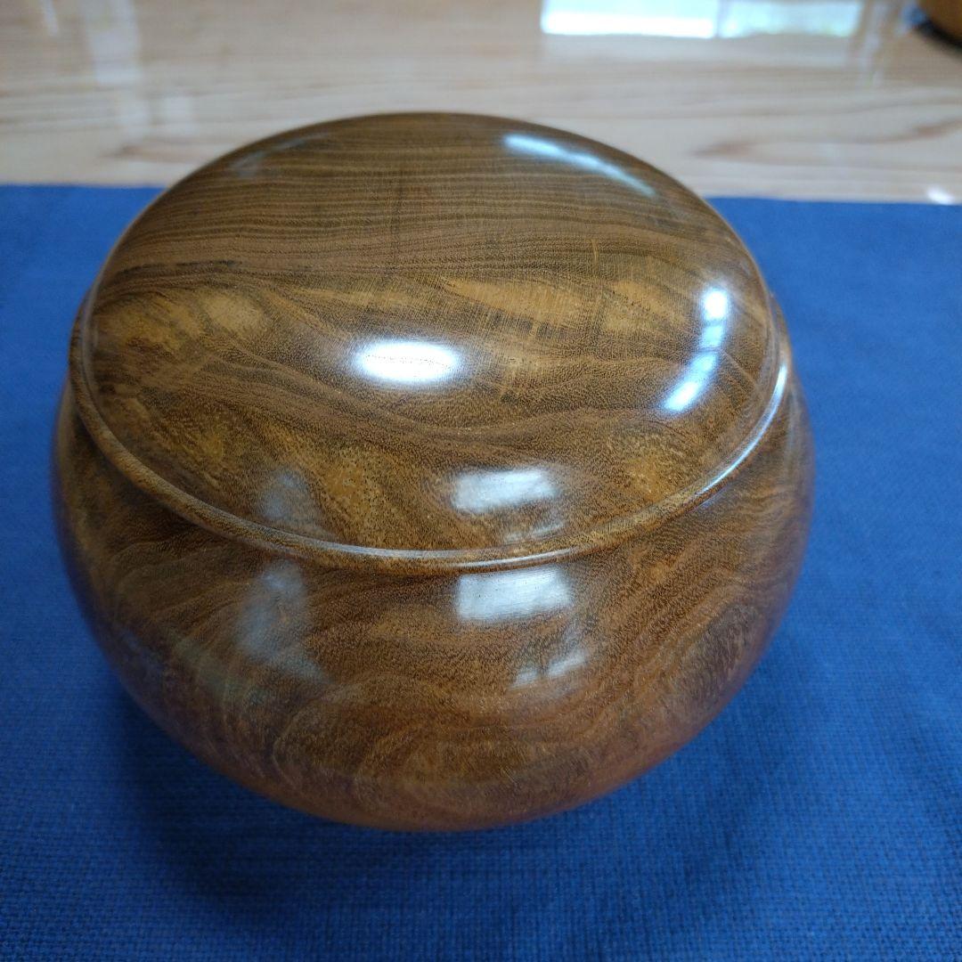 日向特製本蛤碁石(超美品) 島桑碁笥(美品) 桐碁笥箱　囲碁用品
