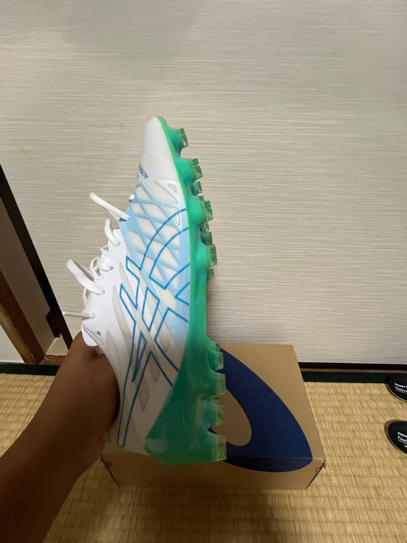 サッカースパイク　アシックス　DSライト　アクロス　25.5 廃盤　激レア　初代