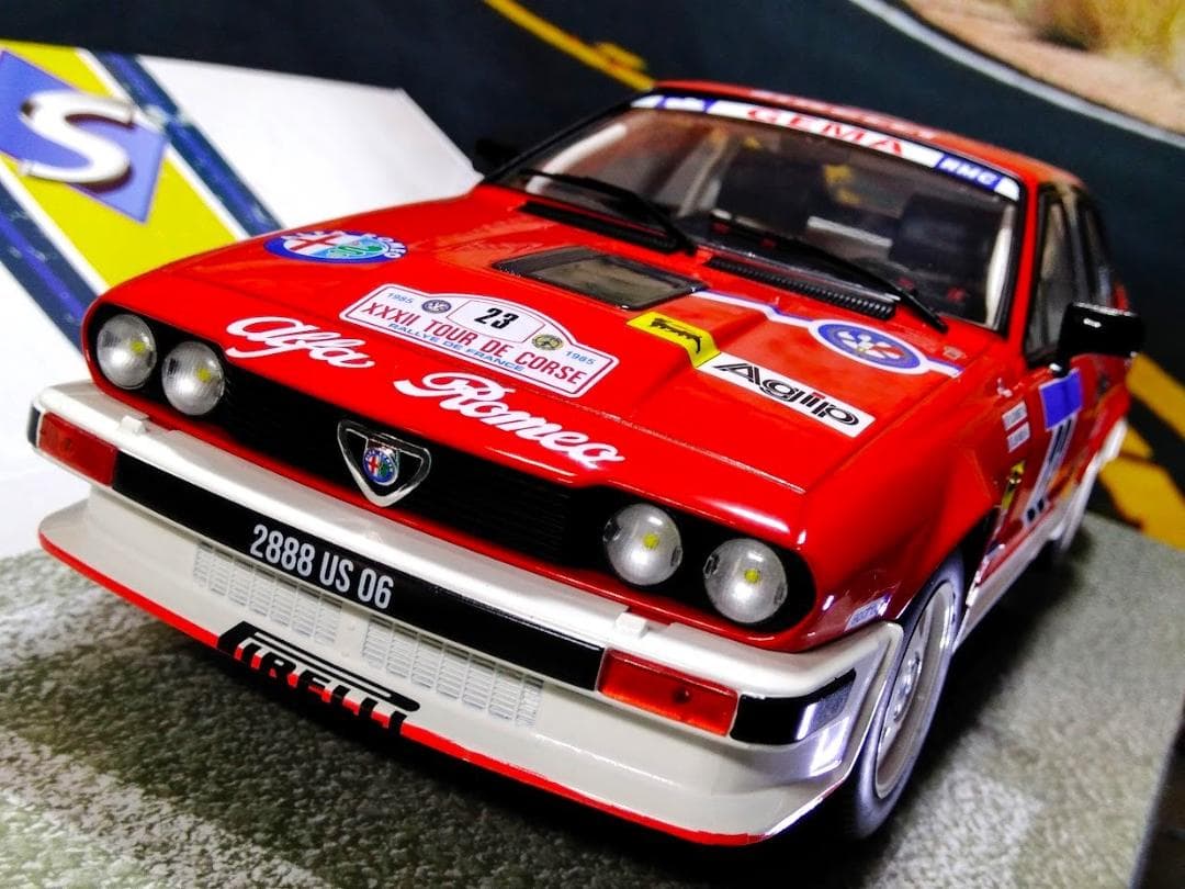 1/18 ソリド　アルファロメオ GTV6　ツール・ド・コルス 1985