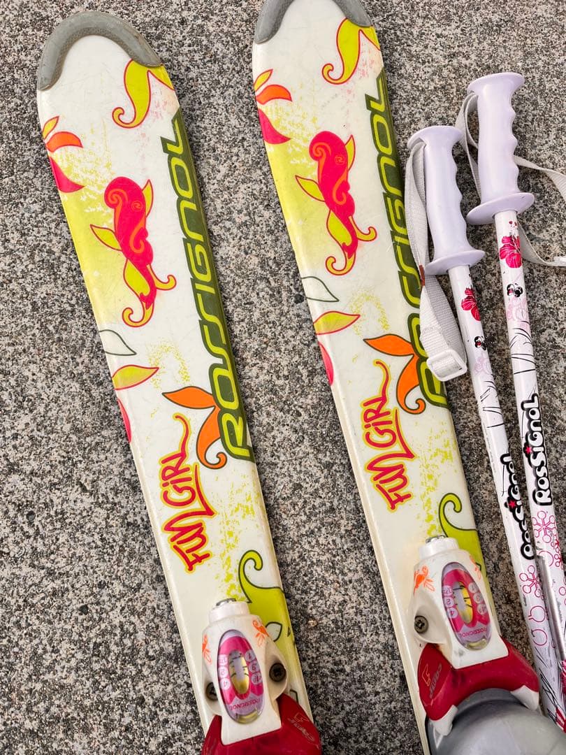 最終値下【初心者向［送料込］】Nordica Fun Girl スキーセット