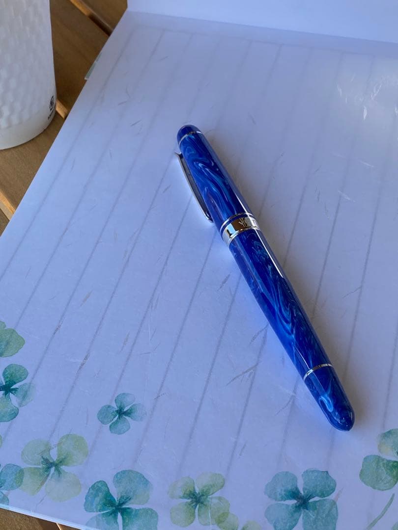 【新品】デルタ 万年筆 ヴィルトゥオーサ DELTA 至極の絶作 マーブルブルー