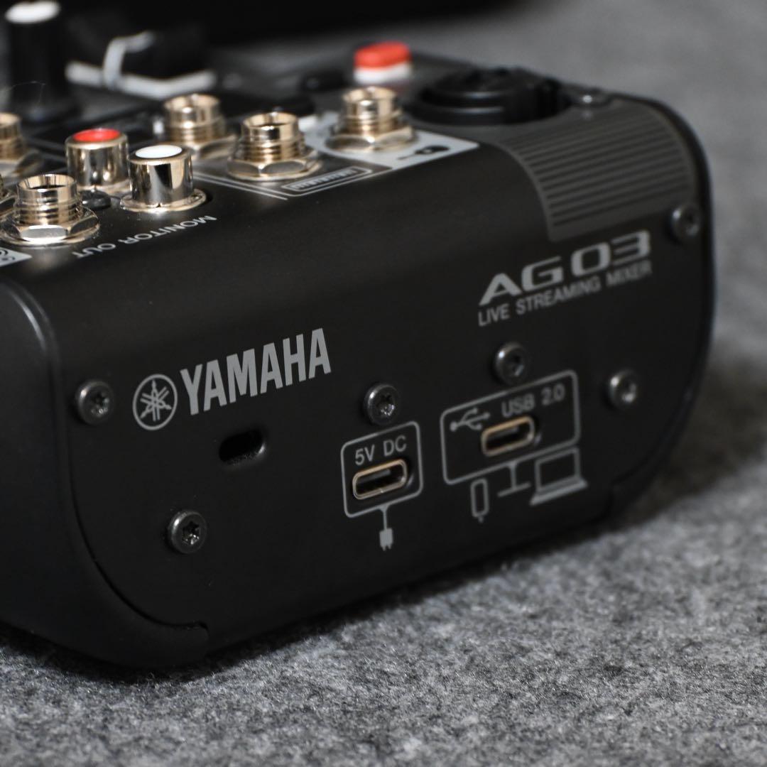 YAMAHA AG03 MK2 ミキサー　オーディオインターフェース
