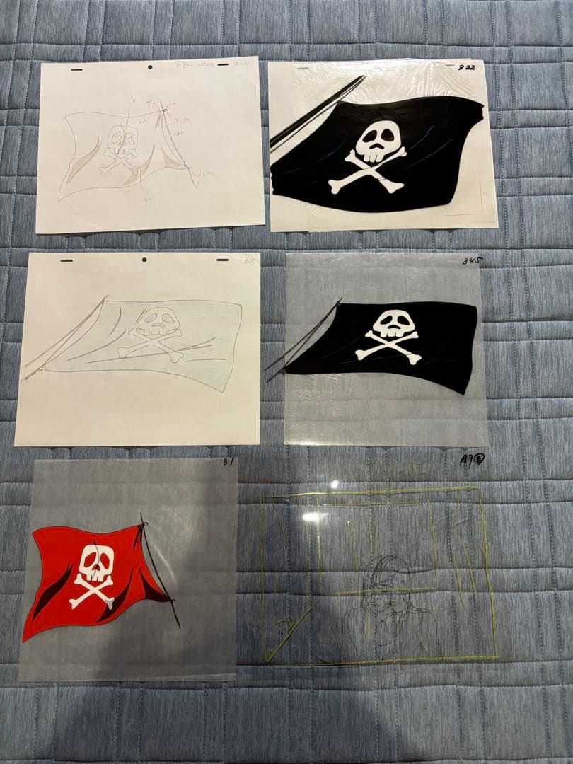 アニメ　キャプテンハーロック　セル画　原画　松本零士