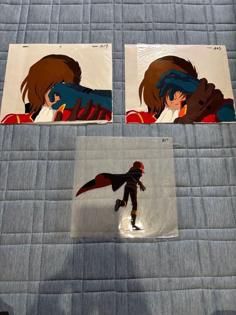 アニメ　キャプテンハーロック　セル画　原画　松本零士