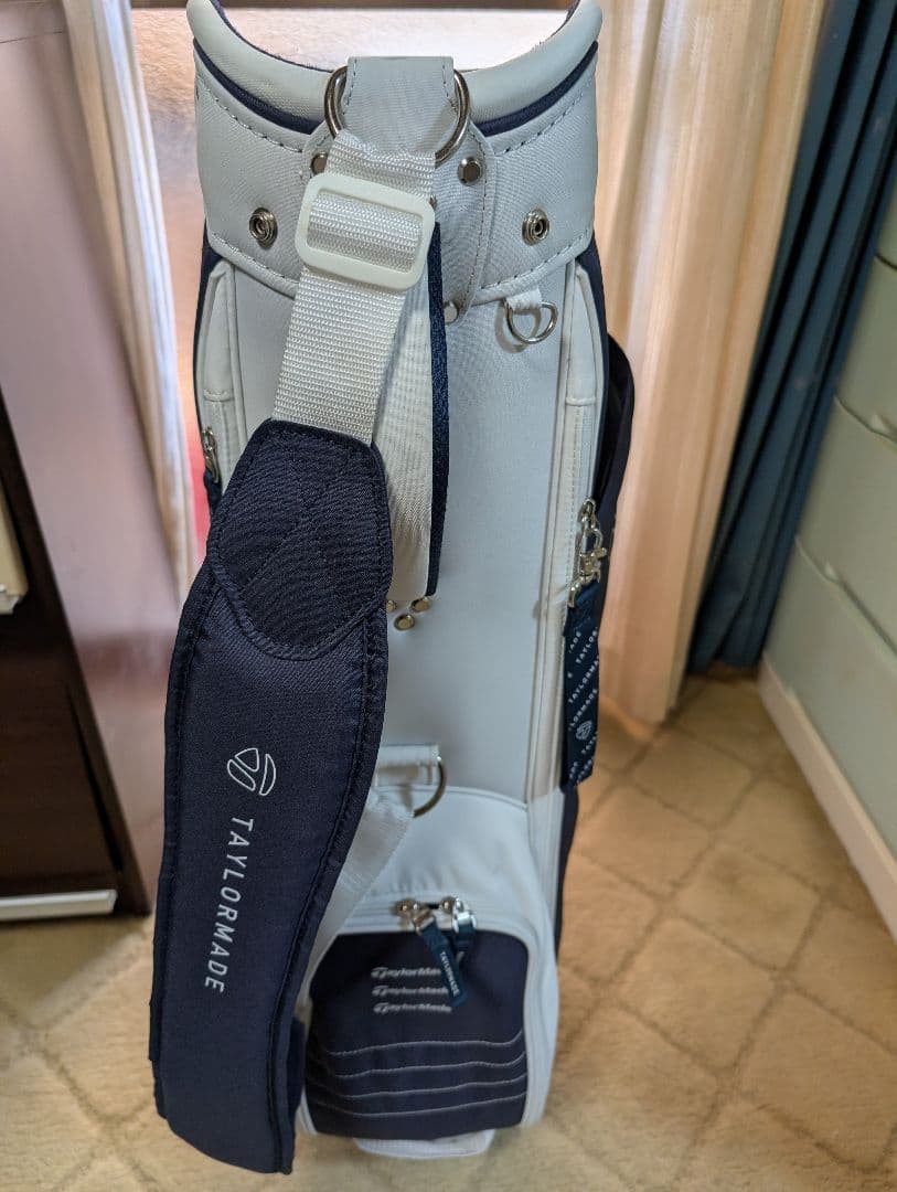 【美品】TAYLORMADE キャディバッグ ネイビー/ホワイト