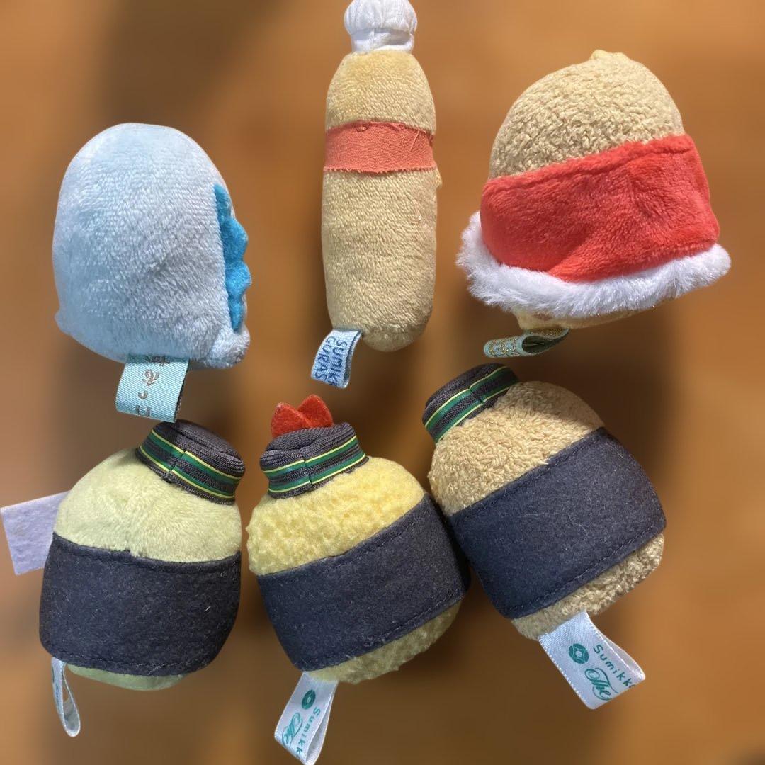 すみっコぐらし ホテルニューオオタニ てのりぬいぐるみ えびふらいのしっぽ6点