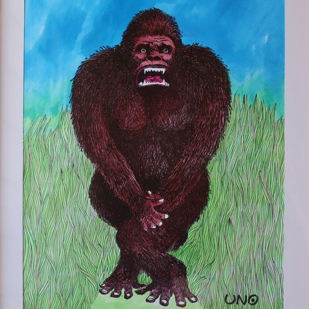 漫画家 ウノ・カマキリ キングコング?