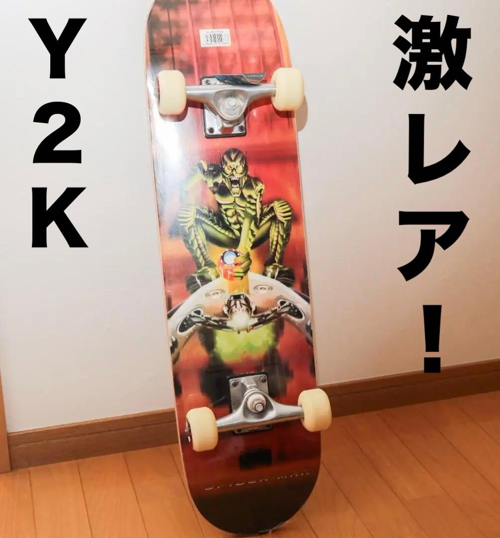 激レア！デッドストック Y2K スパイダーマン スケートボード グリーンゴブリン