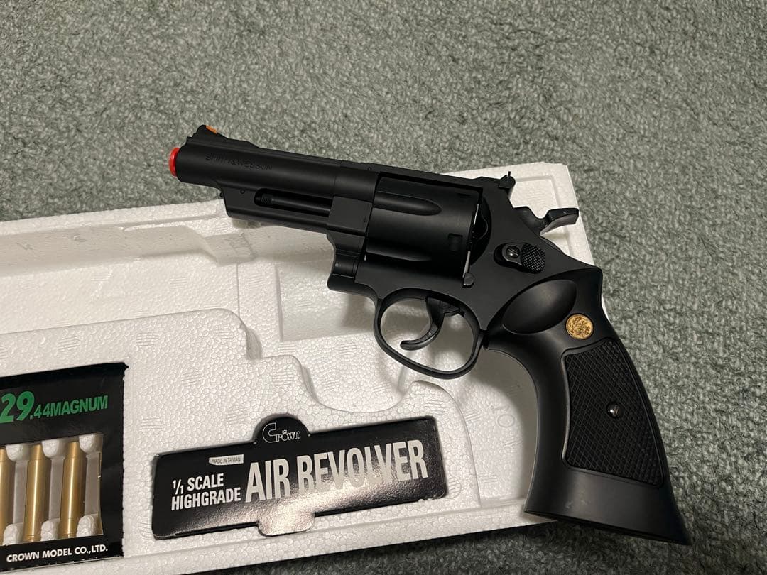 クラウンモデルM29、s&w.44マグナム4インチエアガンASGK適合